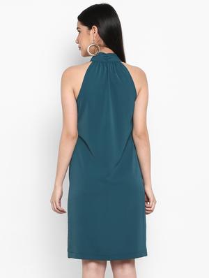 halter neck sheath dress - 17423181 - Standard Image - 3