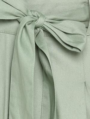 tie front full leg jumpsuit - 17423199 - Standard Image - 4