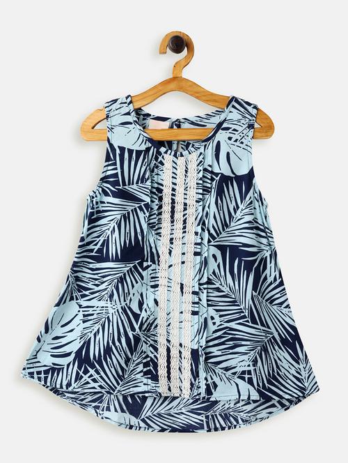 blue cotton frock - 17423240 - Standard Image - 1