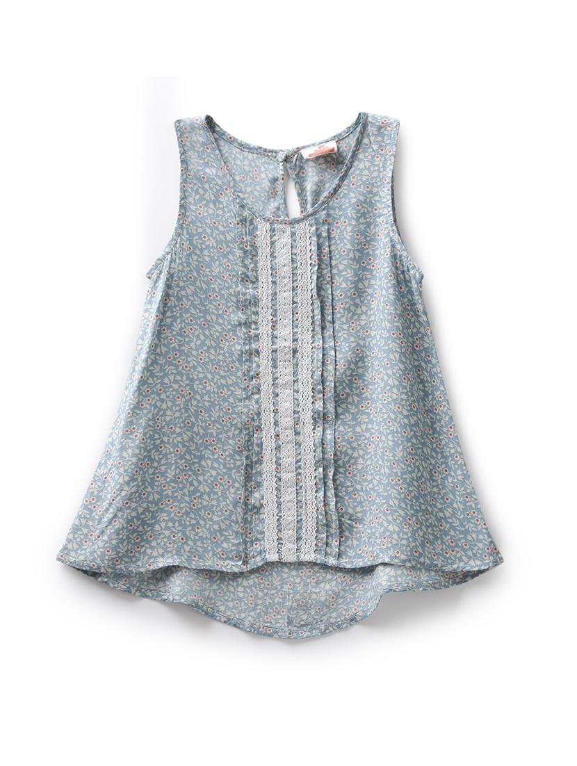 blue cotton frock - 17423241 - Zoom Image - 1