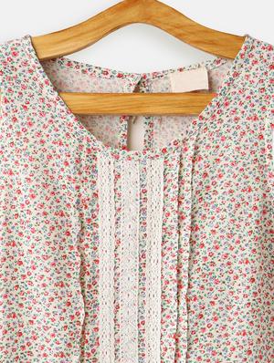 multi colored cotton frock - 17423242 - Standard Image - 3