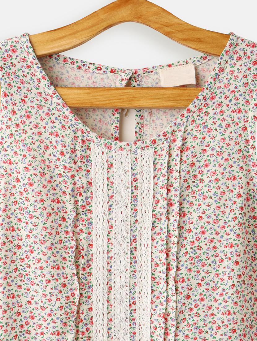 multi colored cotton frock - 17423242 - Zoom Image - 3