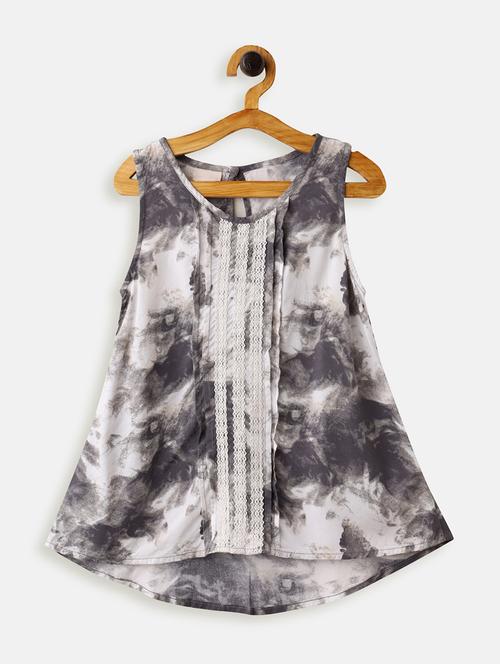 grey cotton frock - 17423244 - Standard Image - 1