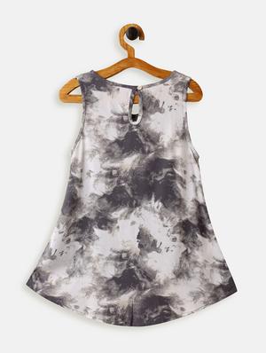 grey cotton frock - 17423244 - Standard Image - 2