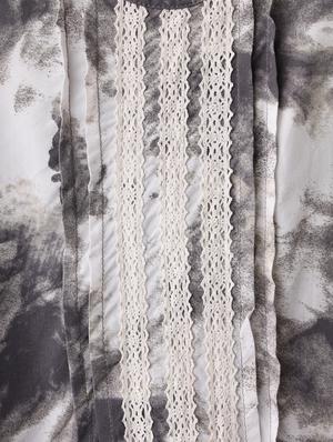 grey cotton frock - 17423244 - Standard Image - 4