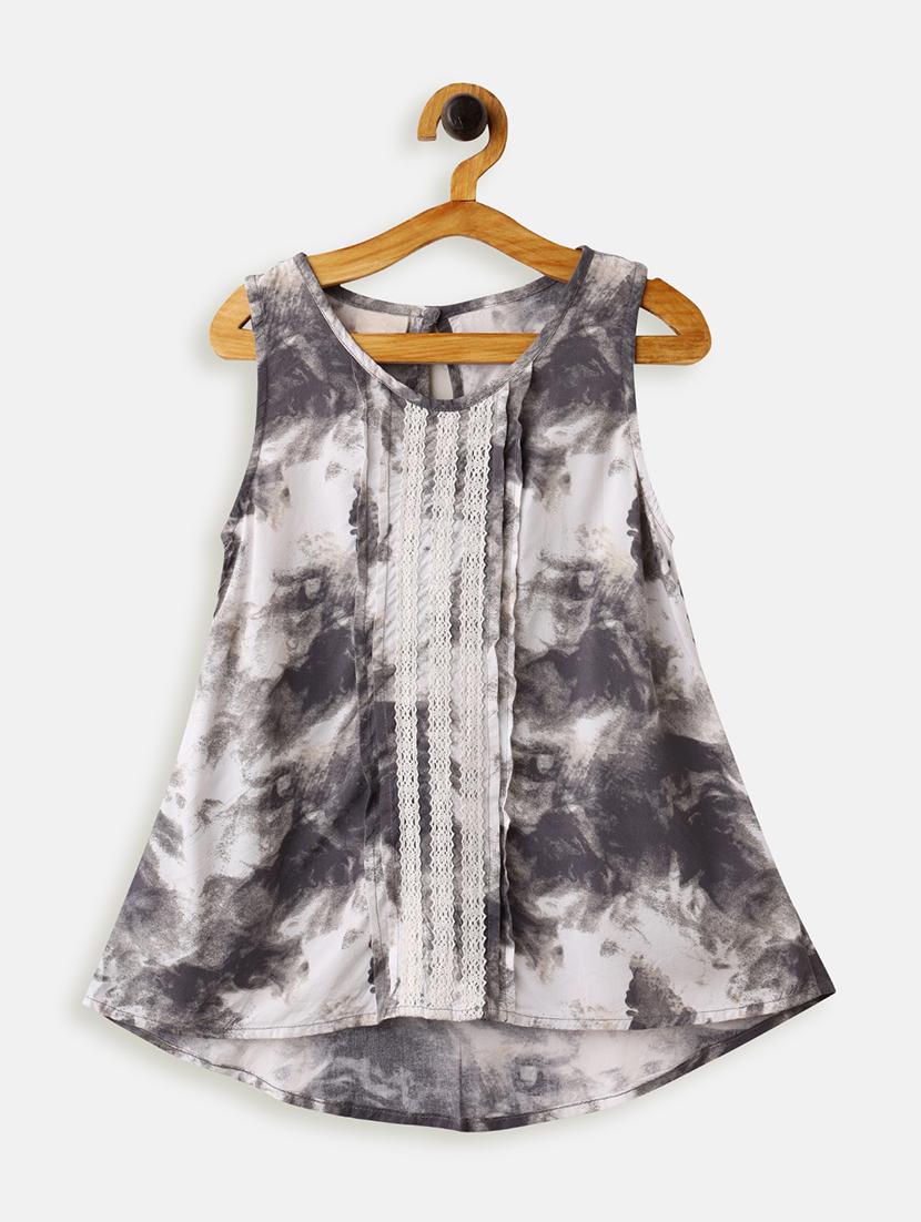 grey cotton frock - 17423244 - Zoom Image - 1