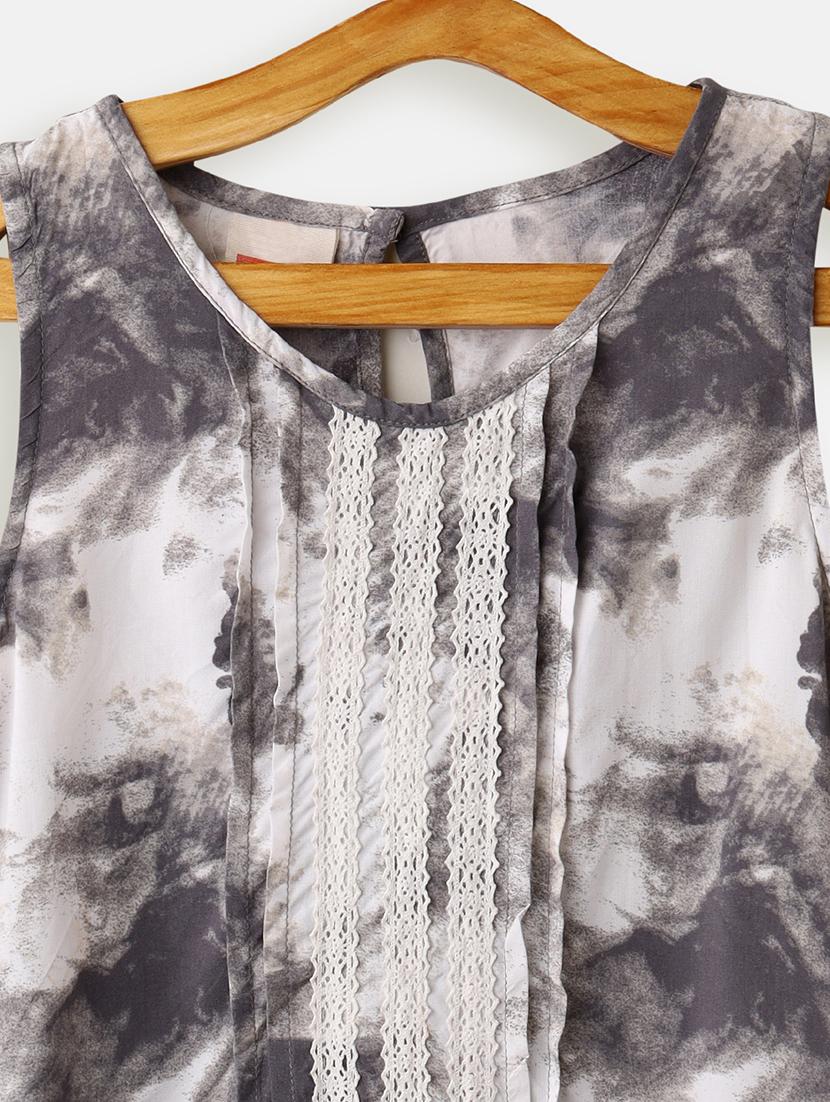 grey cotton frock - 17423244 - Zoom Image - 3