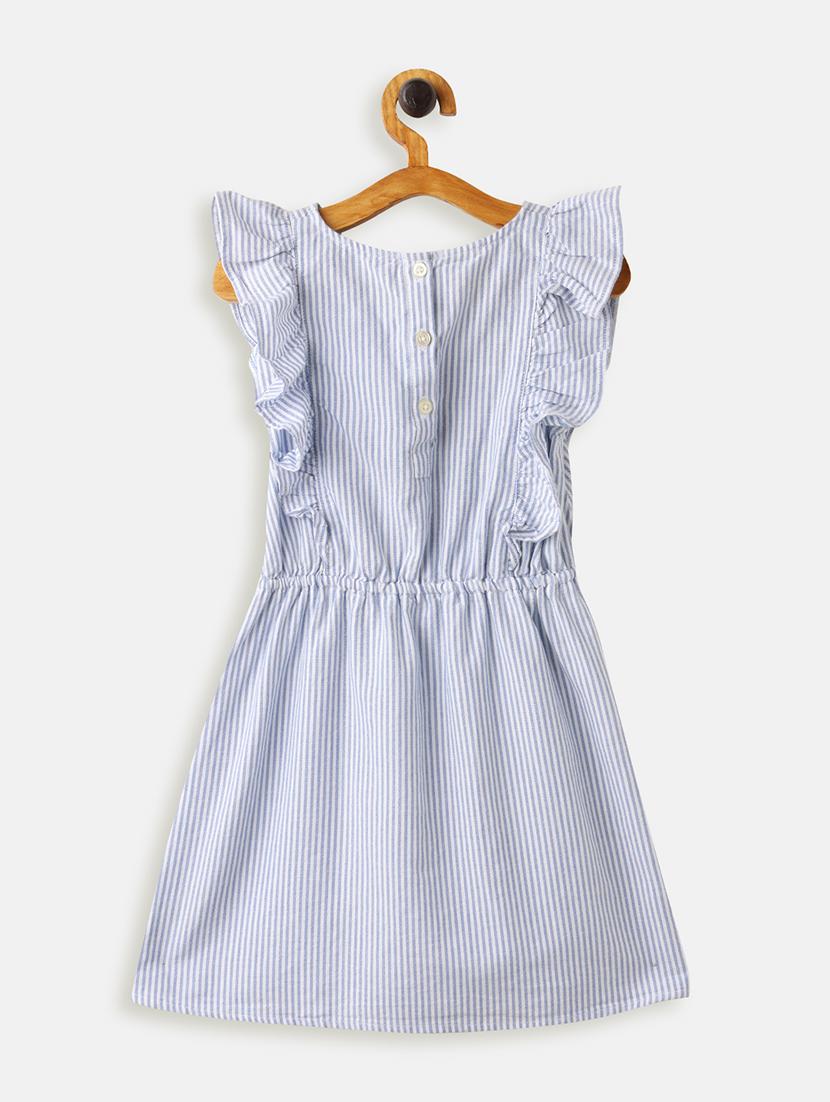 blue cotton frock - 17423247 - Zoom Image - 2