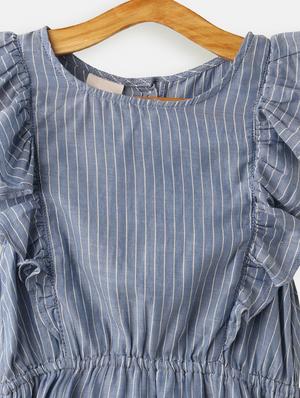 blue cotton frock - 17423249 - Standard Image - 3