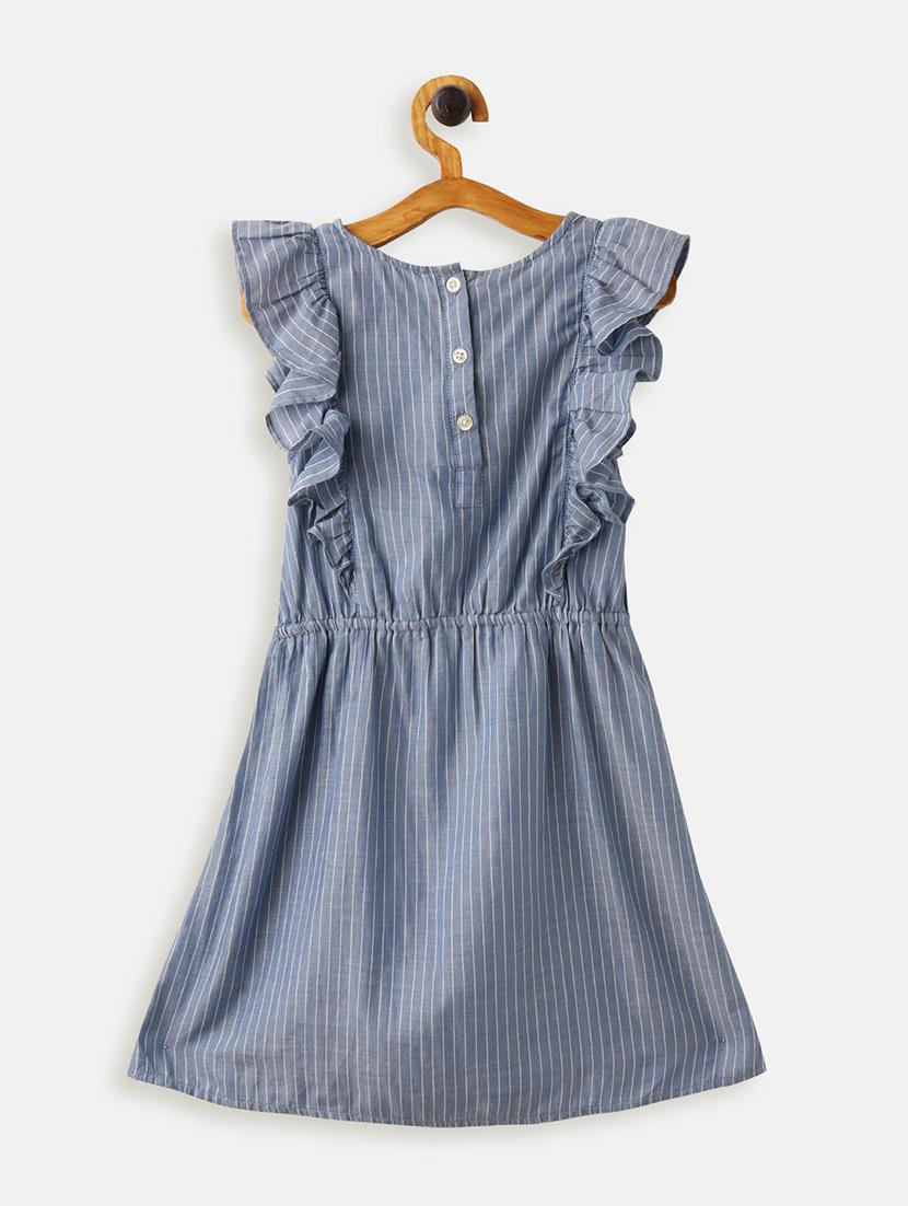 blue cotton frock - 17423249 - Zoom Image - 2