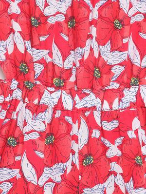 red cotton romper - 17423252 - Standard Image - 3