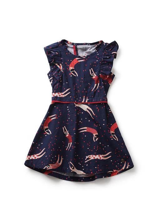 blue cotton frock - 17423253 - Standard Image - 1