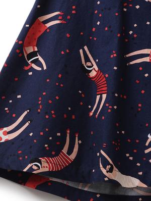 blue cotton frock - 17423253 - Standard Image - 4