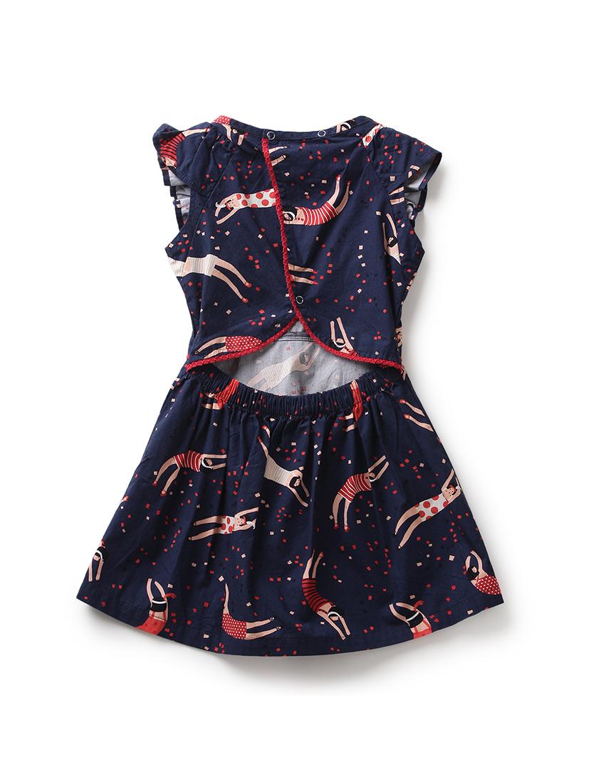 blue cotton frock - 17423253 - Zoom Image - 2
