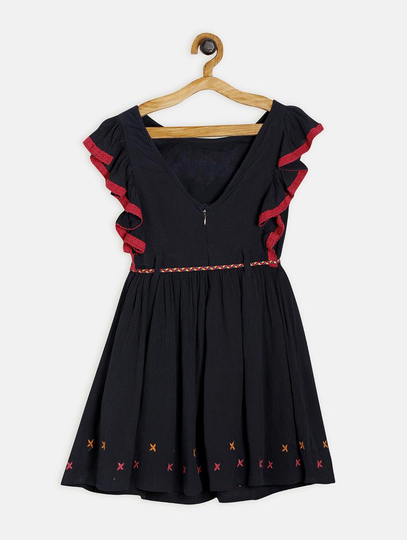red cotton frock - 17423270 - Zoom Image - 2