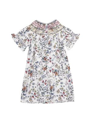 white cotton frock - 17423285 - Standard Image - 2