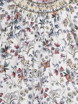 white cotton frock - 17423285 - Standard Image - 3
