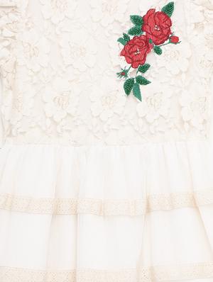 white cotton frock - 17423288 - Standard Image - 3