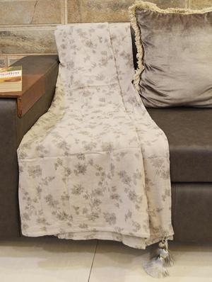 cotton printed throw blanket - 17423305 - Standard Image - 2