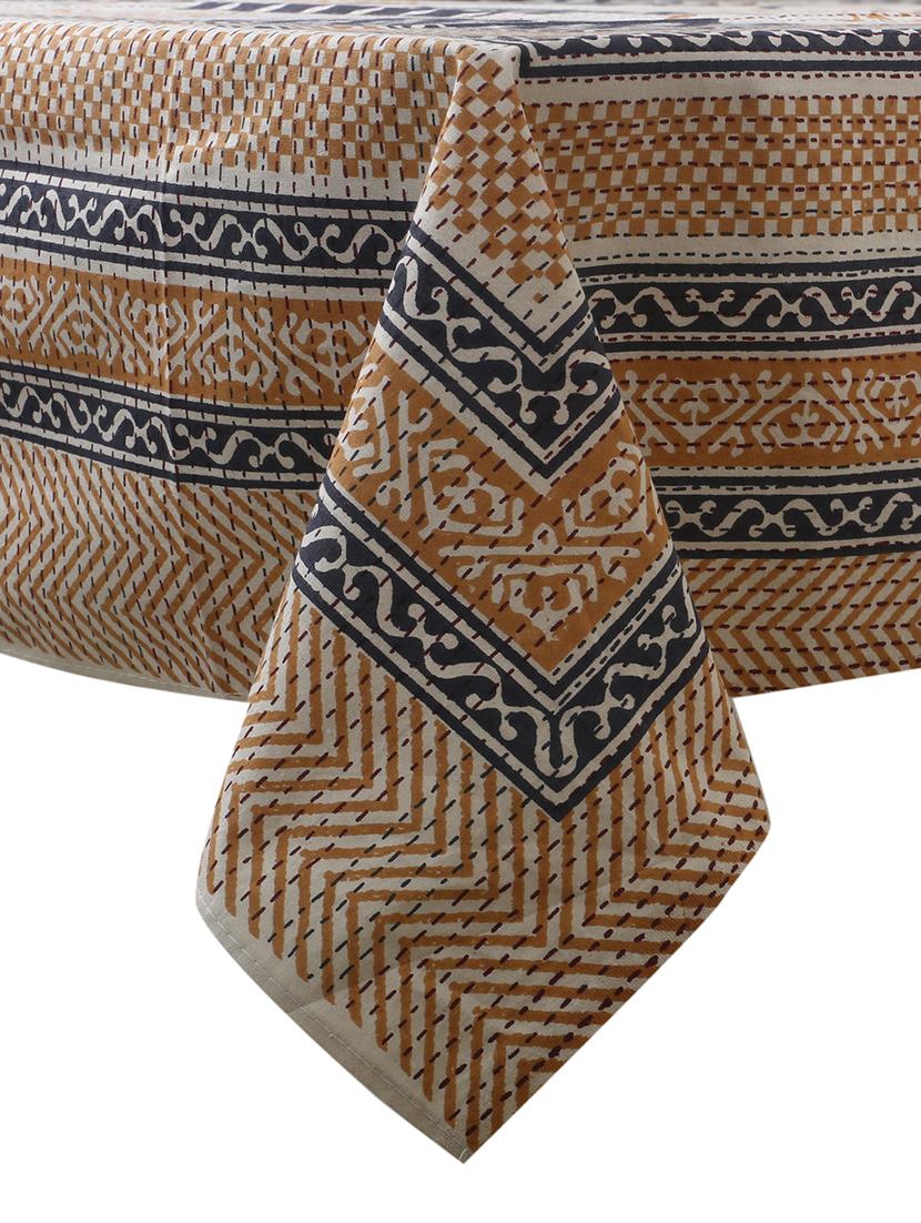 cotton jaipuri 6 seater table cloth cover - 17423349 - Zoom Image - 2