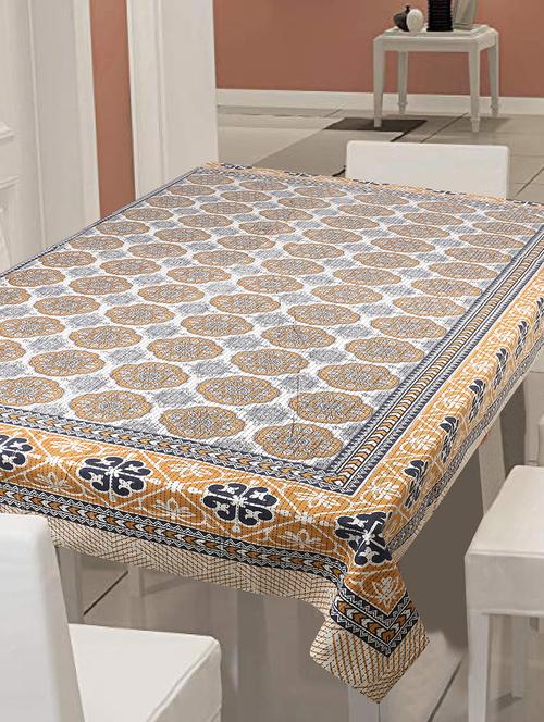 cotton jaipuri 6 seater table cloth cover - 17423355 - Standard Image - 1