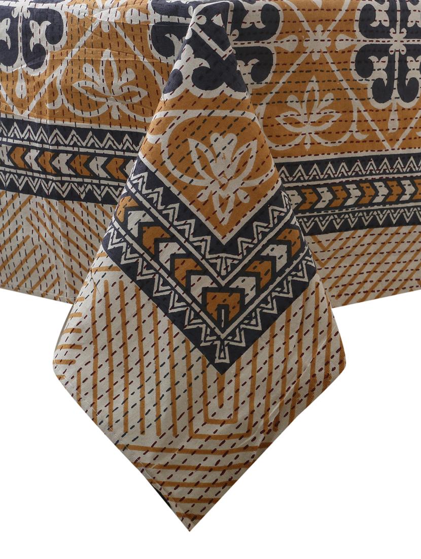 cotton jaipuri 6 seater table cloth cover - 17423355 - Zoom Image - 2