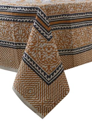 cotton jaipuri 6 seater table cloth cover - 17423357 - Standard Image - 2