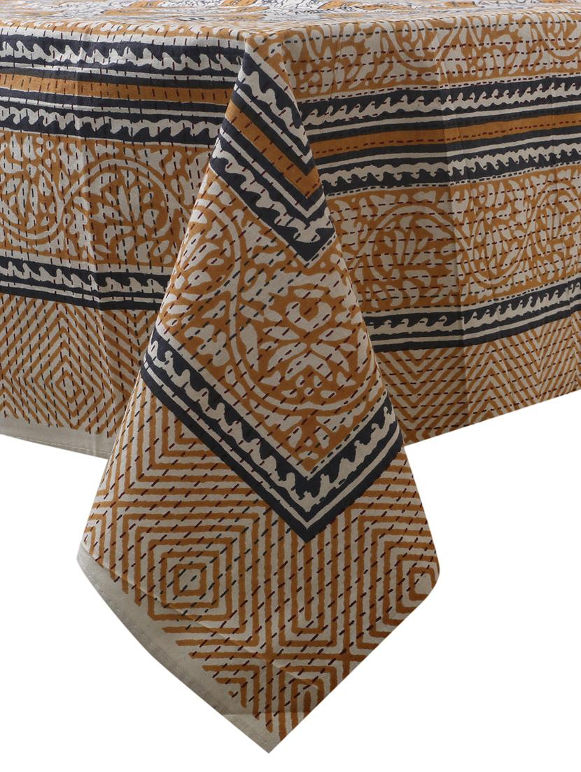 cotton jaipuri 6 seater table cloth cover - 17423357 - Zoom Image - 2