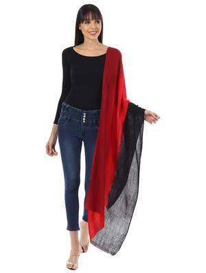 red ombre wool stole - 17423421 - Standard Image - 3
