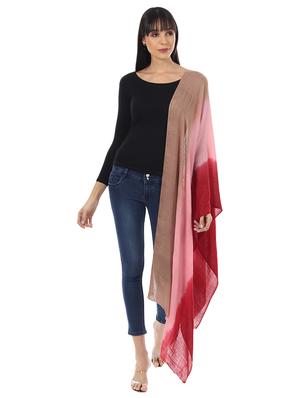 multi colored ombre wool stole - 17423423 - Standard Image - 3