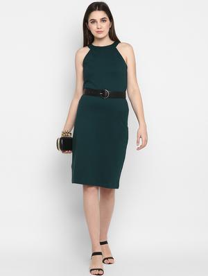halter neck bodycon dress - 17423485 - Standard Image - 4