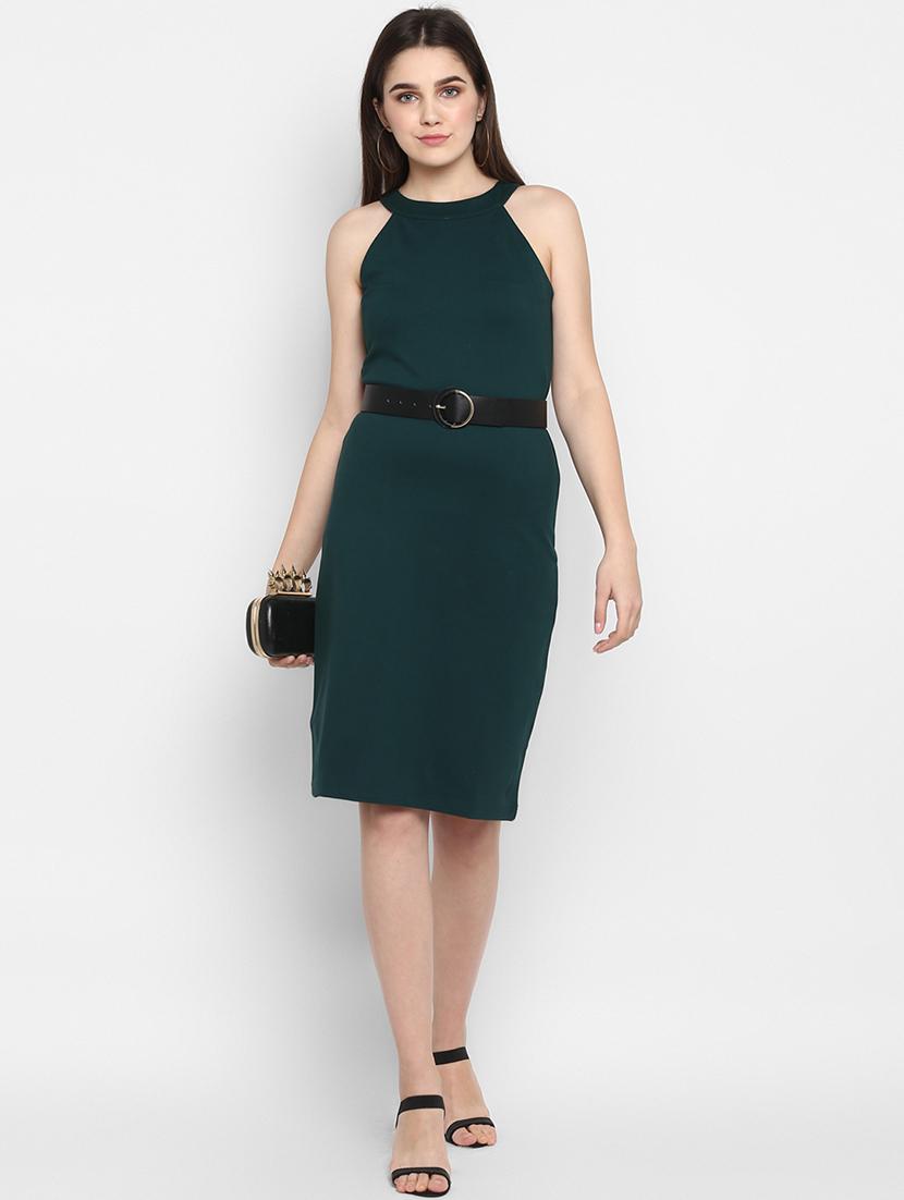 halter neck bodycon dress - 17423485 - Zoom Image - 4