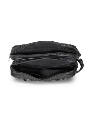 black leather messenger messengerbag - 17423560 - Standard Image - 3