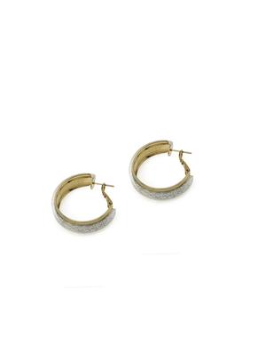 multi colored metal hoop earring - 17423607 - Standard Image - 2