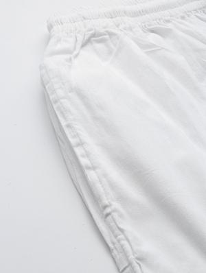 embroidered hem straight palazzo - 17423614 - Standard Image - 7