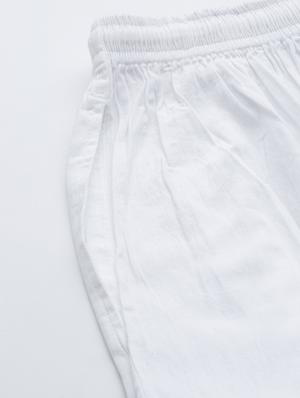 embroidered hem straight palazzo - 17423615 - Standard Image - 7