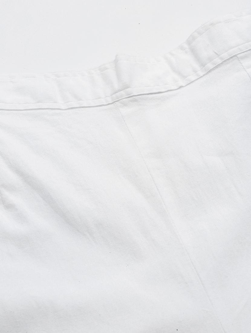 ada hand-embroidered white chikankari tapered pant - 17423625 - Zoom Image - 6