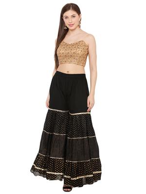 gold net embroidered blouse - 17423720 - Standard Image - 4