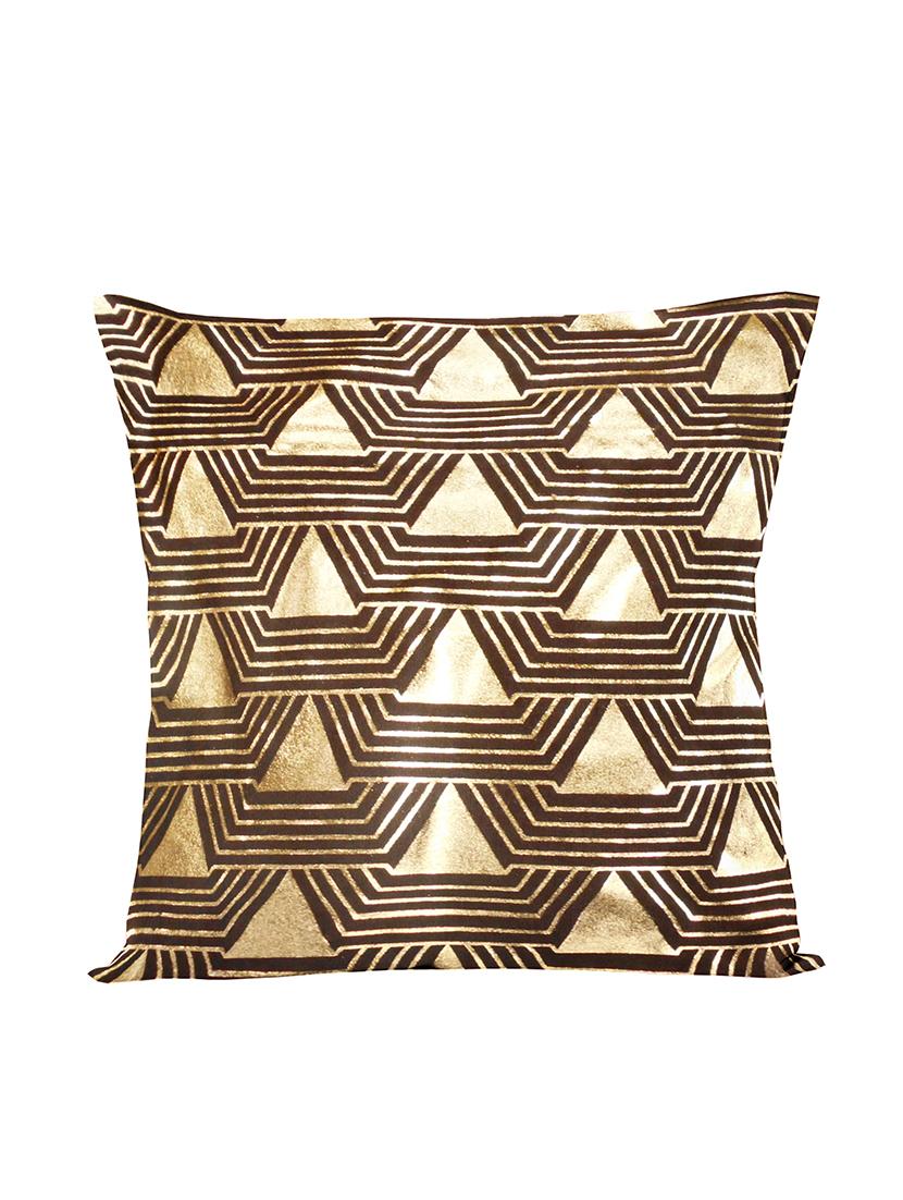 foil printed velvet cushion cover (set of 5) - 17423945 - Zoom Image - 2