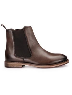 black leather slip on boots - 17424011 - Standard Image - 2