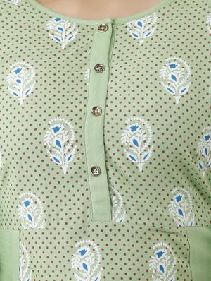 neo mint kurta palazzo set - 17424120 - Standard Image - 4
