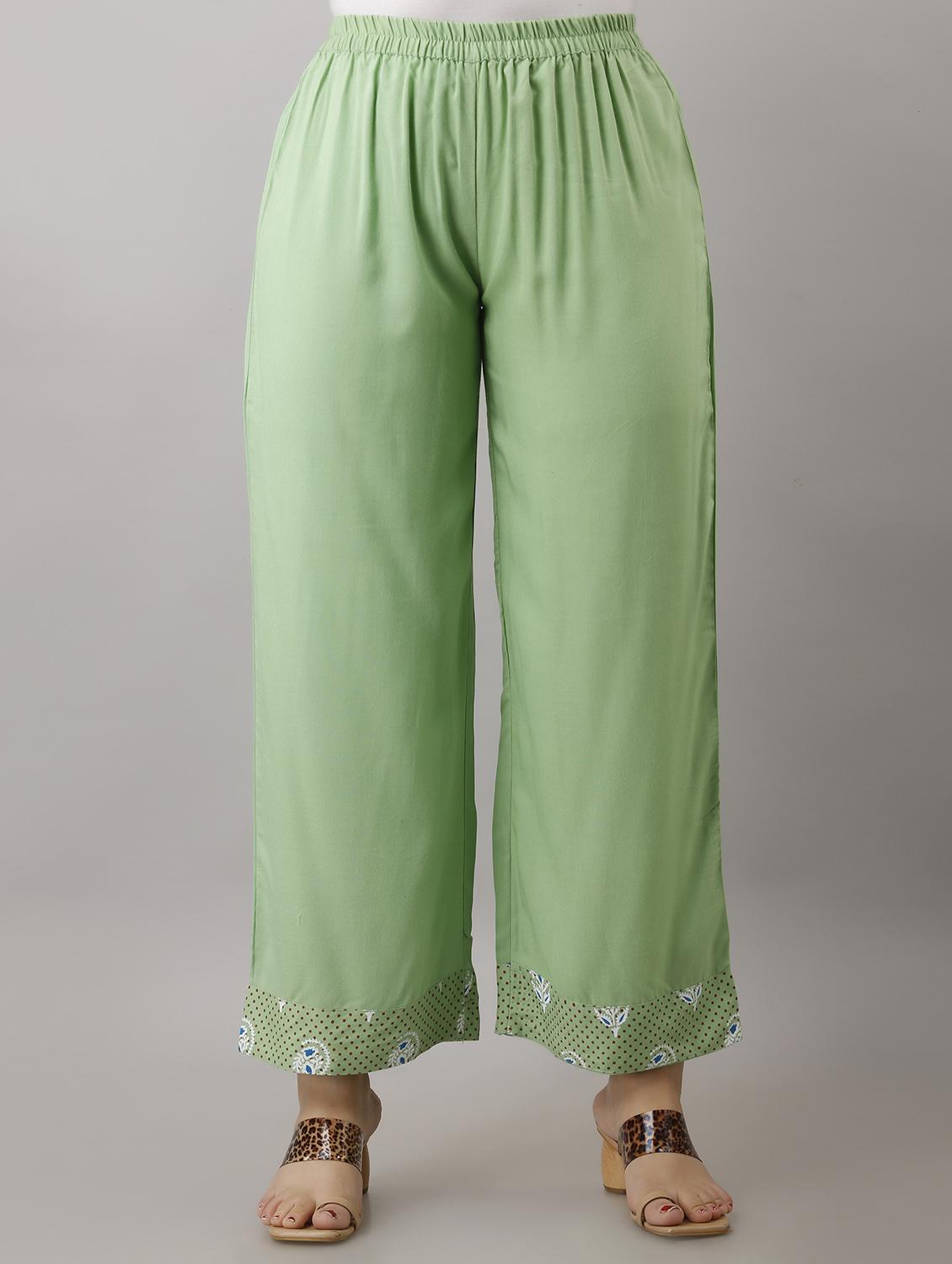 neo mint kurta palazzo set - 17424120 - Zoom Image - 5