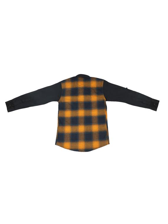 gold cotton shirt - 17424281 - Zoom Image - 2