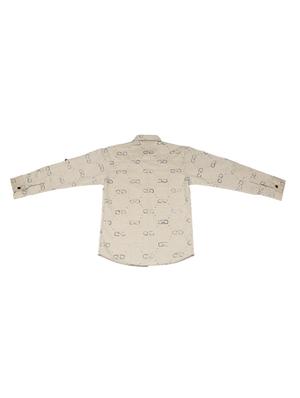 beige cotton shirt - 17424284 - Standard Image - 2