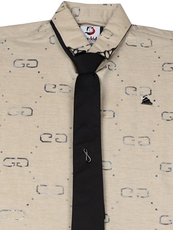 beige cotton shirt - 17424284 - Zoom Image - 3