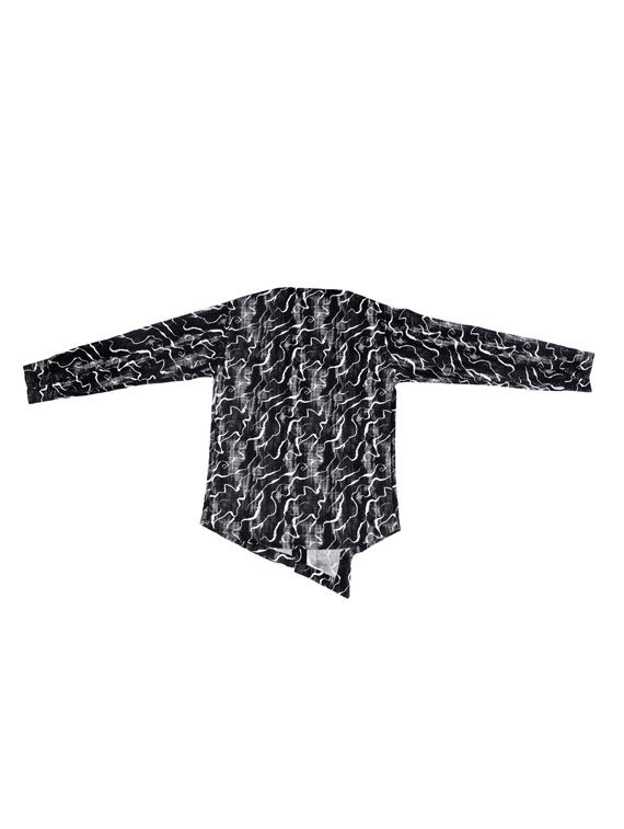 black cotton shirt - 17424285 - Zoom Image - 2