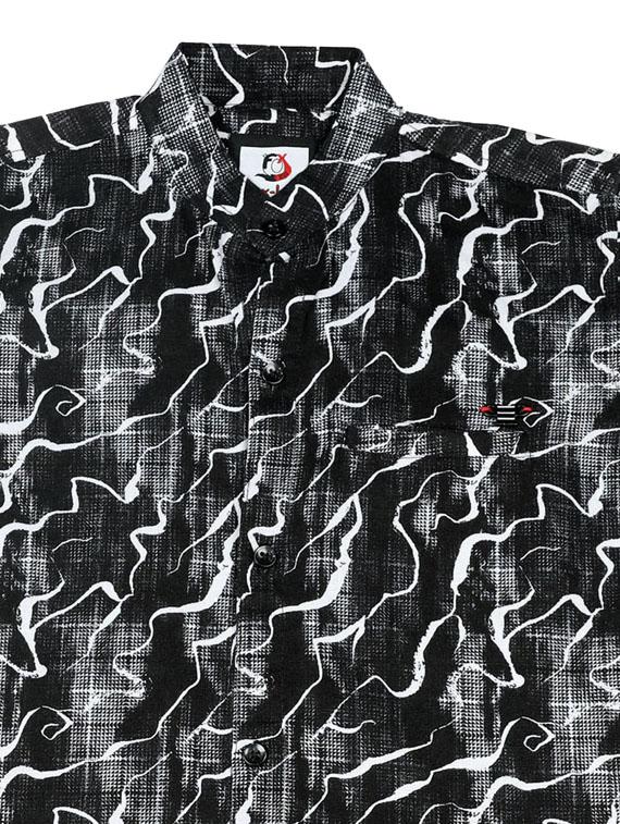 black cotton shirt - 17424285 - Zoom Image - 3