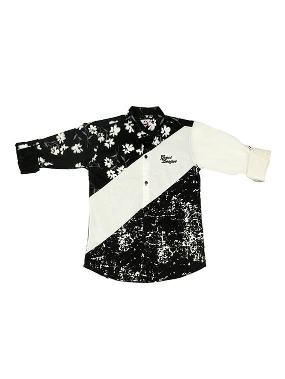 black cotton shirt - 17424288 - Zoom Image - 1