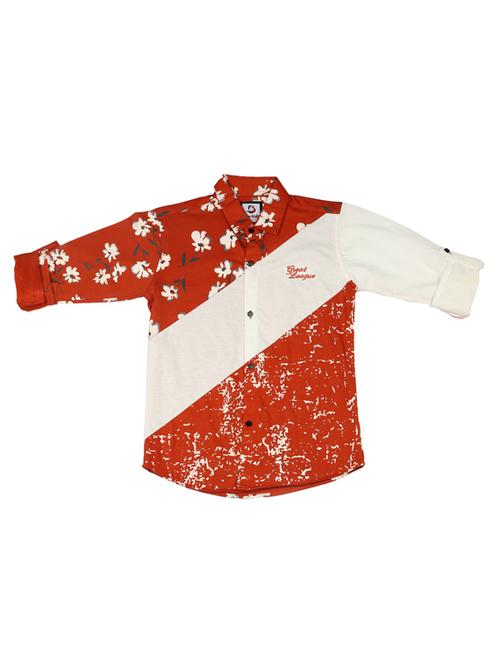 red cotton shirt - 17424290 - Standard Image - 1