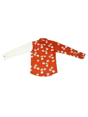red cotton shirt - 17424290 - Standard Image - 2